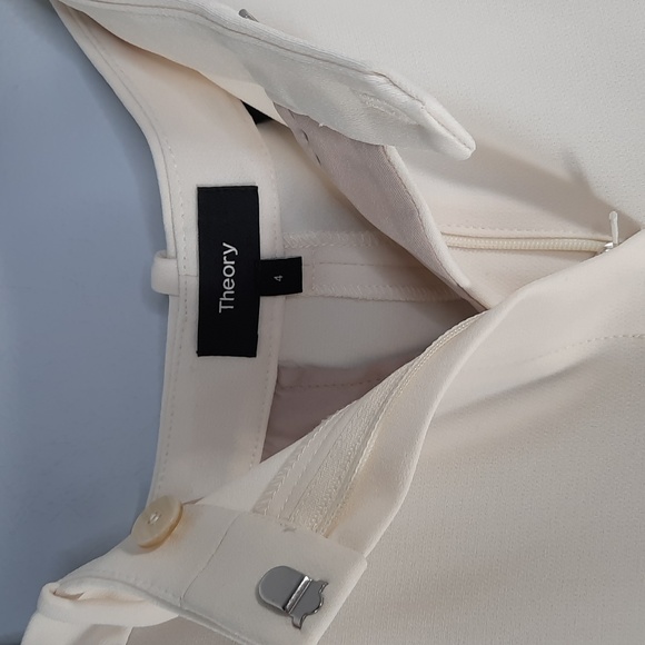 NWT THEORY RICE ADMIRAL CREPE WIDE LEG TROUSERS SZ 4 - Picture 5 of 12